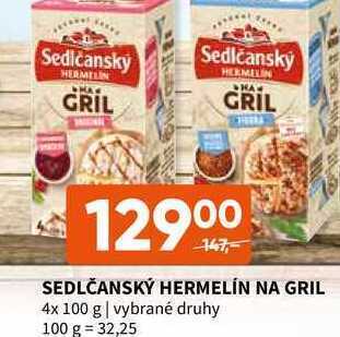 Terno Sedlčanský hermelín na gril 4x 100 g nabídka