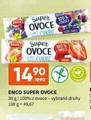 Terno Emco super ovoce 30 g nabídka