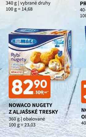 Terno Nowaco nugety z aljašské tresky 360 g nabídka