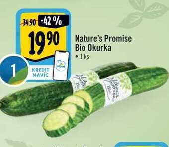 Albert Nature's promise bio okurka • 1 ks nabídka