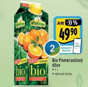 Albert Bio pomerančový džus 1 l nabídka