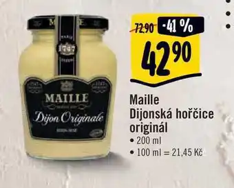 Albert Maille dijonská hořčice originál • 200 ml nabídka