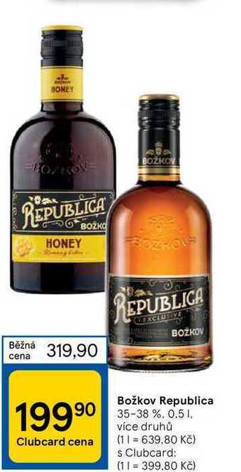 Tesco Božkov republica 35-38 %, 0.5 1 nabídka