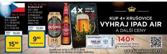 Tesco Krušovice 12 0.5 l nabídka