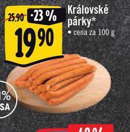 Jip Královské párky nabídka