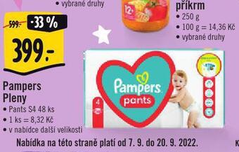 Pampers dětské plenky