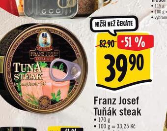 Jip Franz josef tuňák steak nabídka