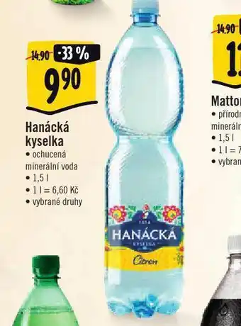 Jip Hanácká kyselka ochucená nabídka