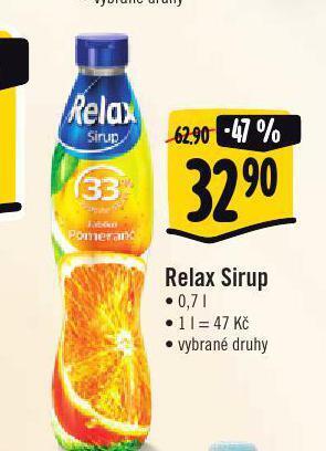 Jip Relax sirup nabídka