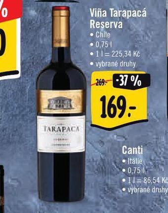 Jip Vina tarapacá reserva nabídka