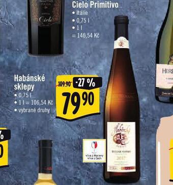 Jip Habánské sklepy nabídka