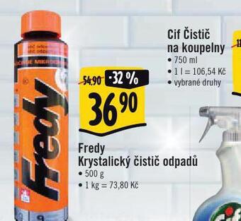 Jip Fredy krystalický čistič odpadů nabídka