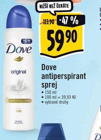 Jip Dove antiperspirant nabídka