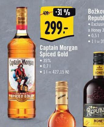 Jip Captain morgan spiced gold nabídka