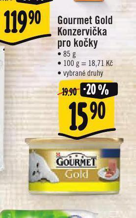 Jip Gourmet gold konzervičky pro kočky nabídka