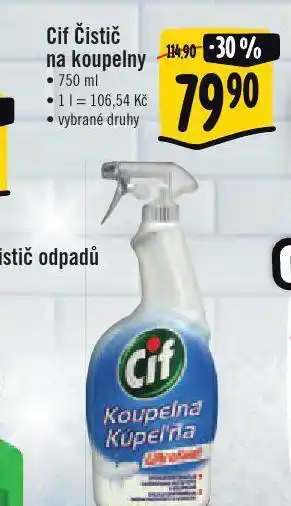 Cif čistič na koupelny