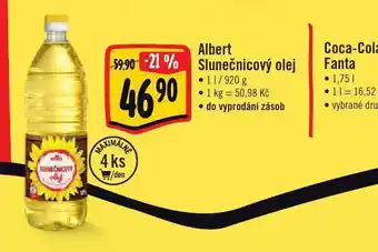 Jip Albert slunečnicový olej nabídka