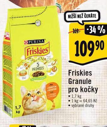 Jip Friskies granule pro kočky nabídka