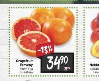 Billa Grapefruit červený nabídka