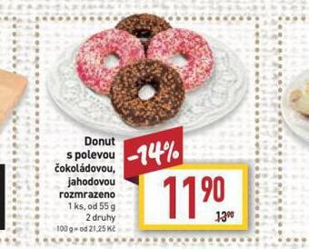Billa Donut s polevou nabídka