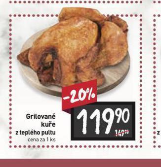 Billa Grilované kuře nabídka