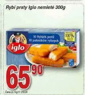 Hruška Iglo rybí prsty nemleté 300g nabídka