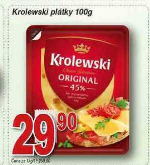 Hruška Krolewski sýr plátky 100g nabídka