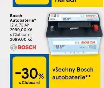 Tesco Bosch autobaterie* 12 v nabídka