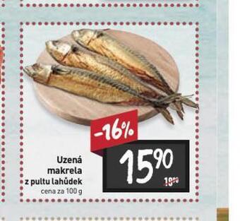 Billa Uzená makrela nabídka