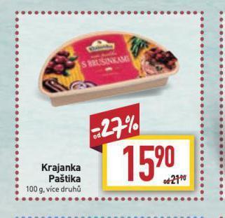 Billa Krajanka paštika nabídka