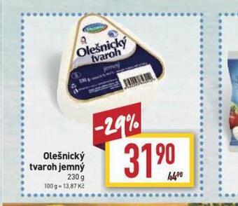 Billa Olešnický tvaroh nabídka