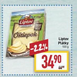 Billa Liptov plátky nabídka