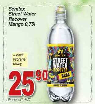 Semtex street water recover mango 0,75l