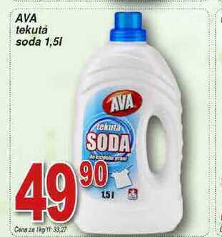 Hruška Ava tekutá soda 1,5l nabídka