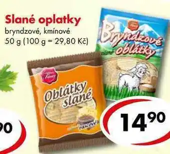CBA Slané oplatky, 50 g nabídka