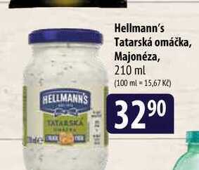 Bala Hellmann's tatarská omáčka, majonéza, 210 ml nabídka