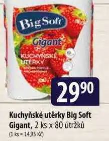 Bala Kuchyňské utěrky big soft gigant, 2 ks x 80 útržků nabídka