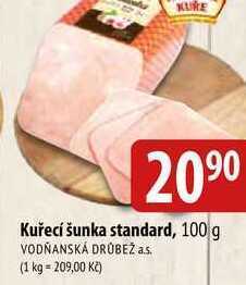 Bala Kuřecí šunka standard, 100 g nabídka