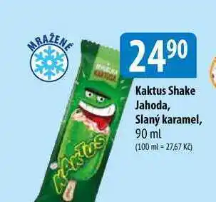 Kaktus shake jahoda, slaný karamel, 90 ml