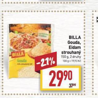 Billa Billa eidam strouhaný nabídka