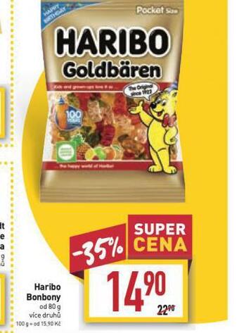 Billa Haribo bonbony nabídka