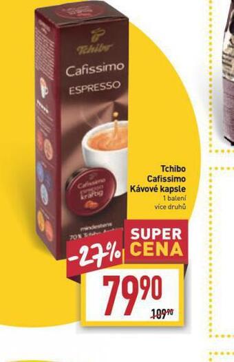 Billa Tchibo cafissimo kávové kapsle nabídka