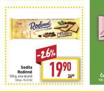 Billa Sedita rodinné nabídka