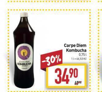 Billa Carpe diem kombucha nabídka