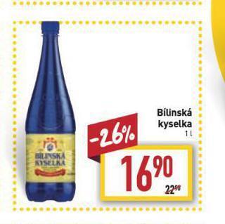 Billa Bílinská kyselka nabídka