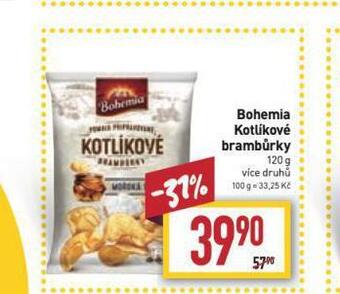 Billa Bohemia kotlíkové brambůrky nabídka