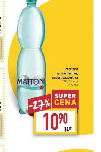 Billa Mattoni nabídka