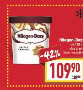 Billa Häagen dazs nabídka