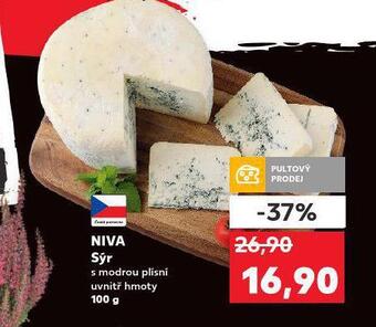 Kaufland Niva sýr nabídka