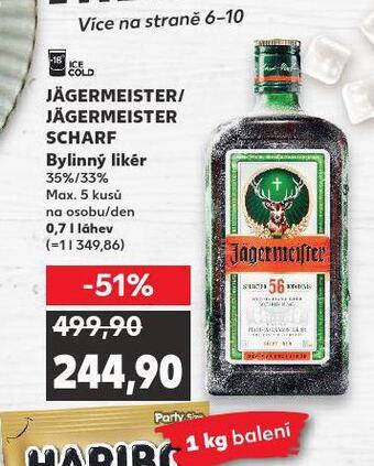 Kaufland Jägermeister nabídka